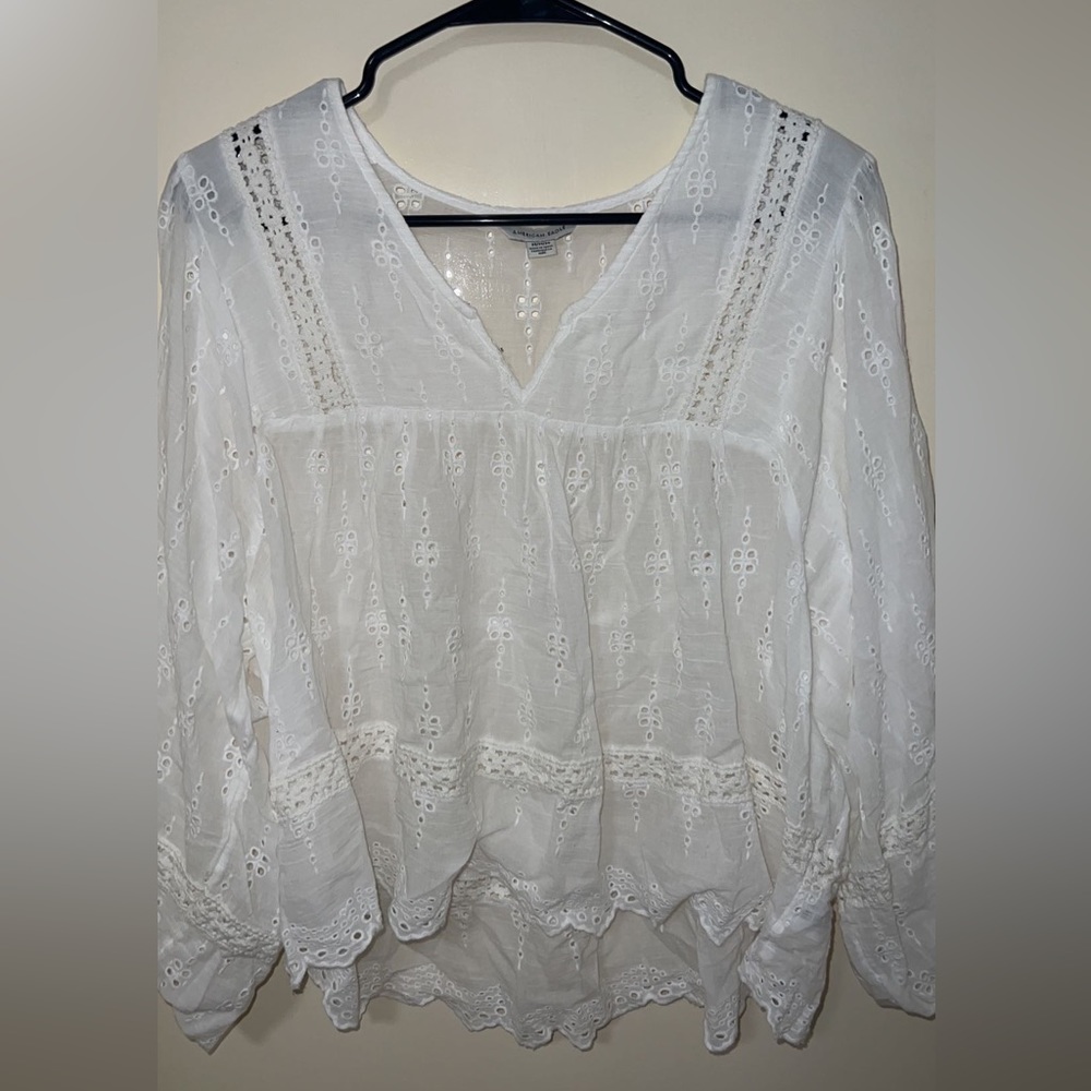 American Eagle Flow Top